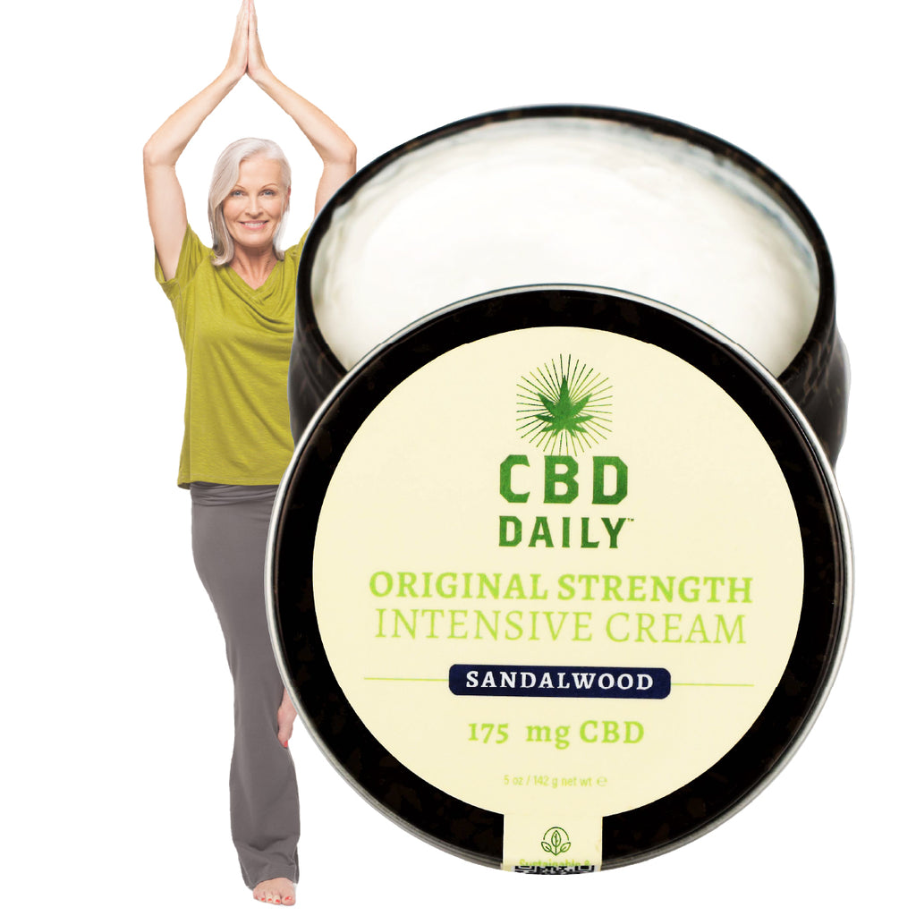 CBD Daily Intensive Cream Original Strength Sandalwood 175 mg