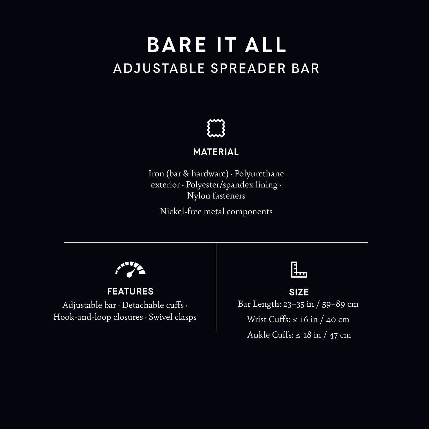 Adjustable Spreader Bar