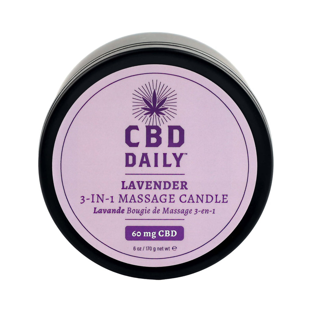 CBD Daily Lavender Massage Candle 60mg