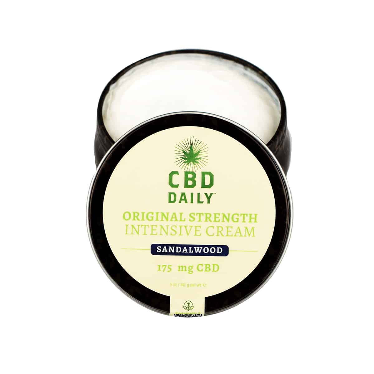 CBD Daily Intensive Cream Original Strength Sandalwood 175 mg