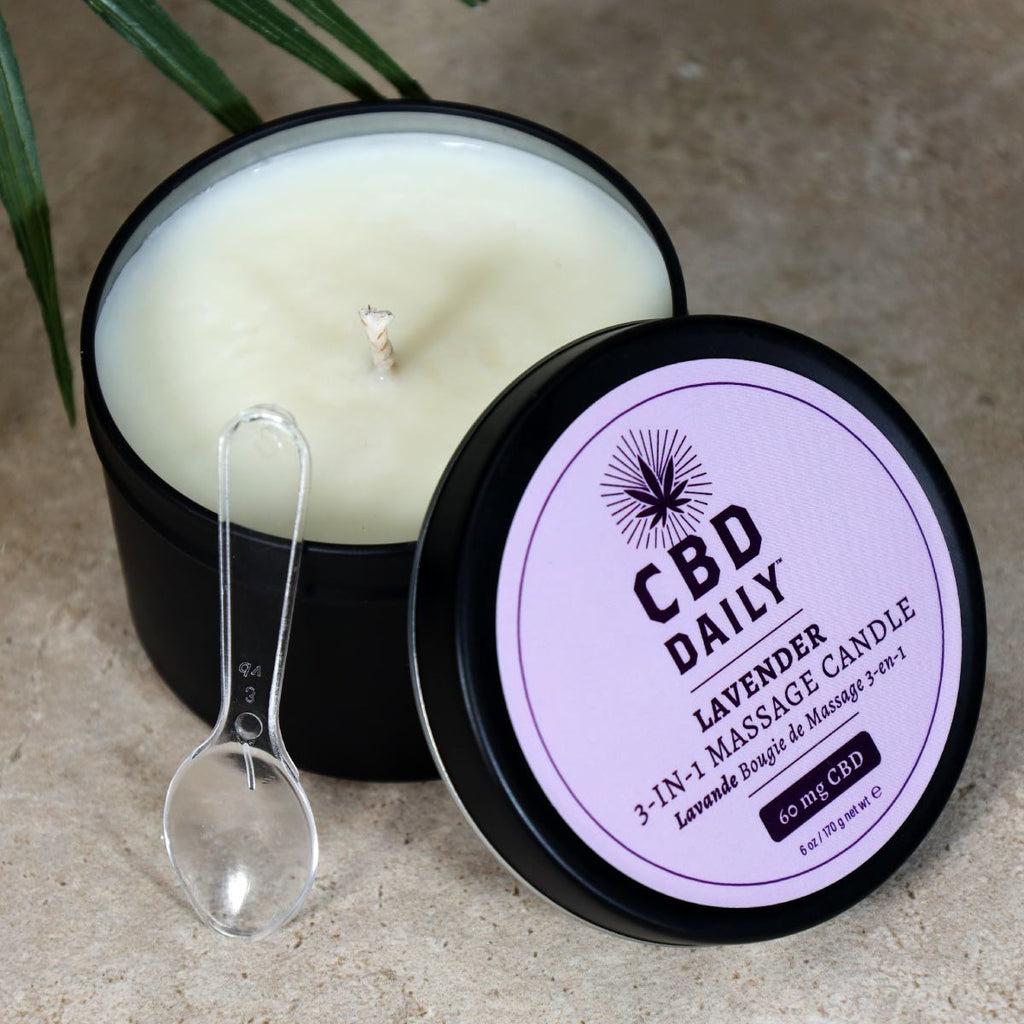 CBD Daily Lavender Massage Candle 60mg