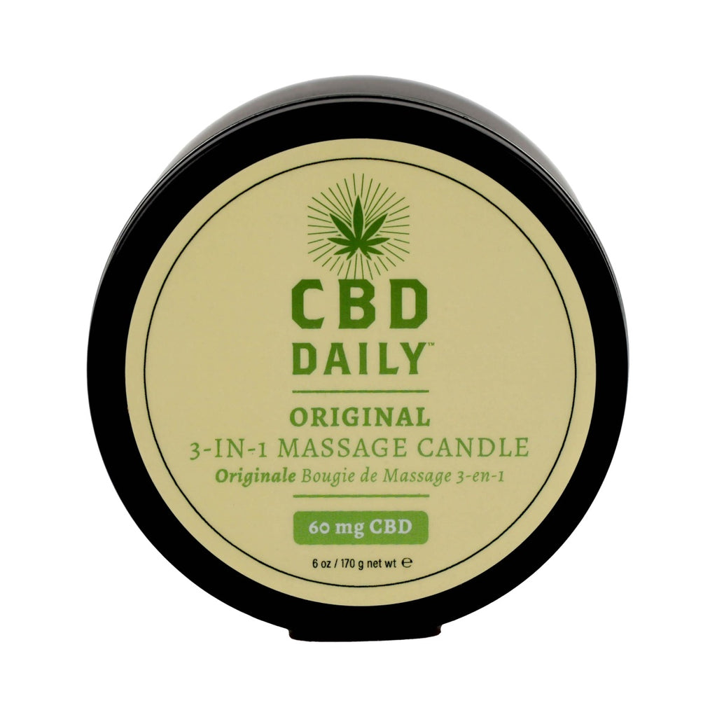 CBD Daily Massage Candle 60mg Original Mint