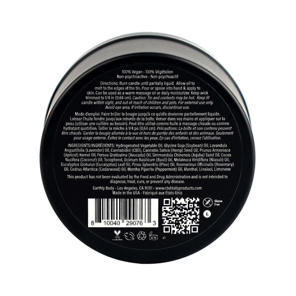 CBD Daily Lavender Massage Candle 60mg