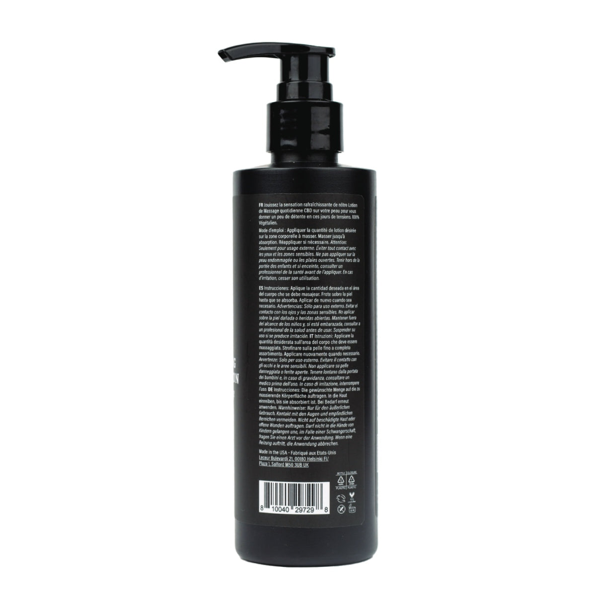 CBD Moisturizing Massage Lotion (8 oz, 400mg CBD)