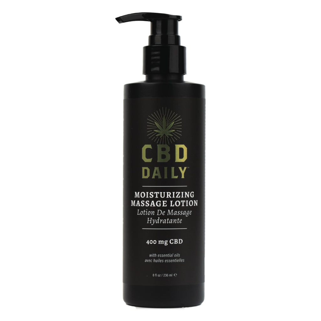 CBD Moisturizing Massage Lotion (8 oz, 400mg CBD)