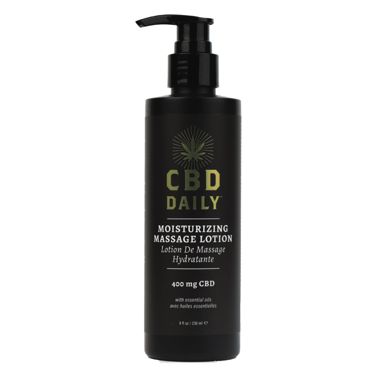 CBD Moisturizing Massage Lotion (8 oz, 400mg CBD)