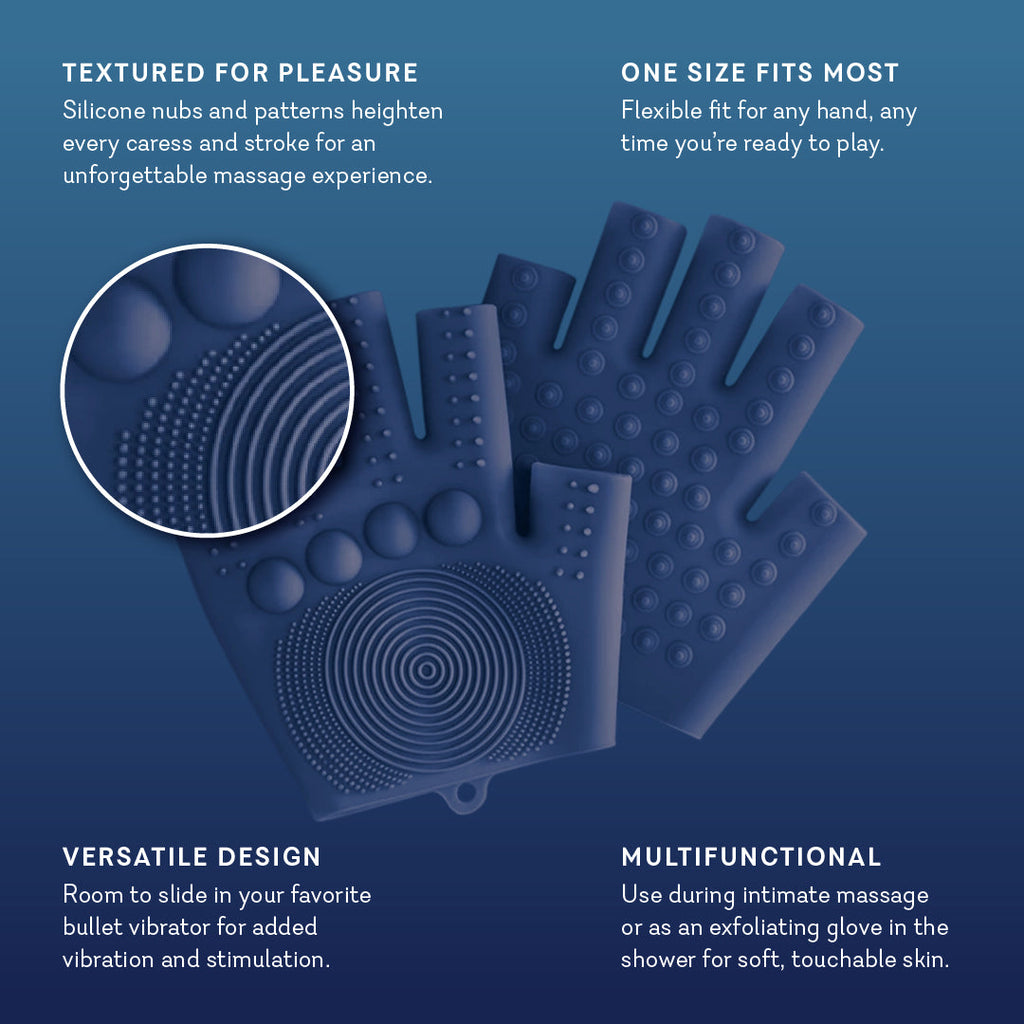Textured Massage Gloves