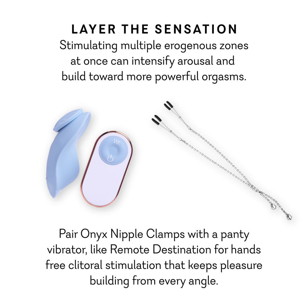 Rhinestone Arousal Nipple Clamps